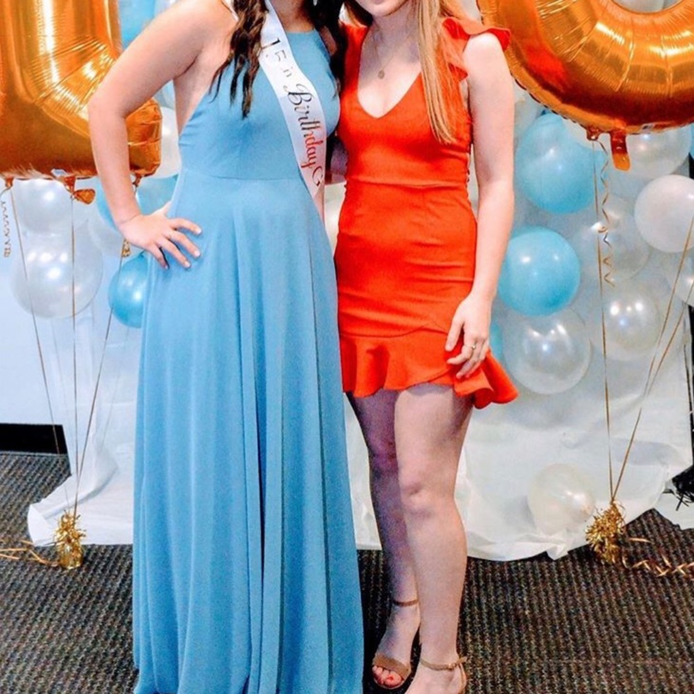 Formal baby blue dress